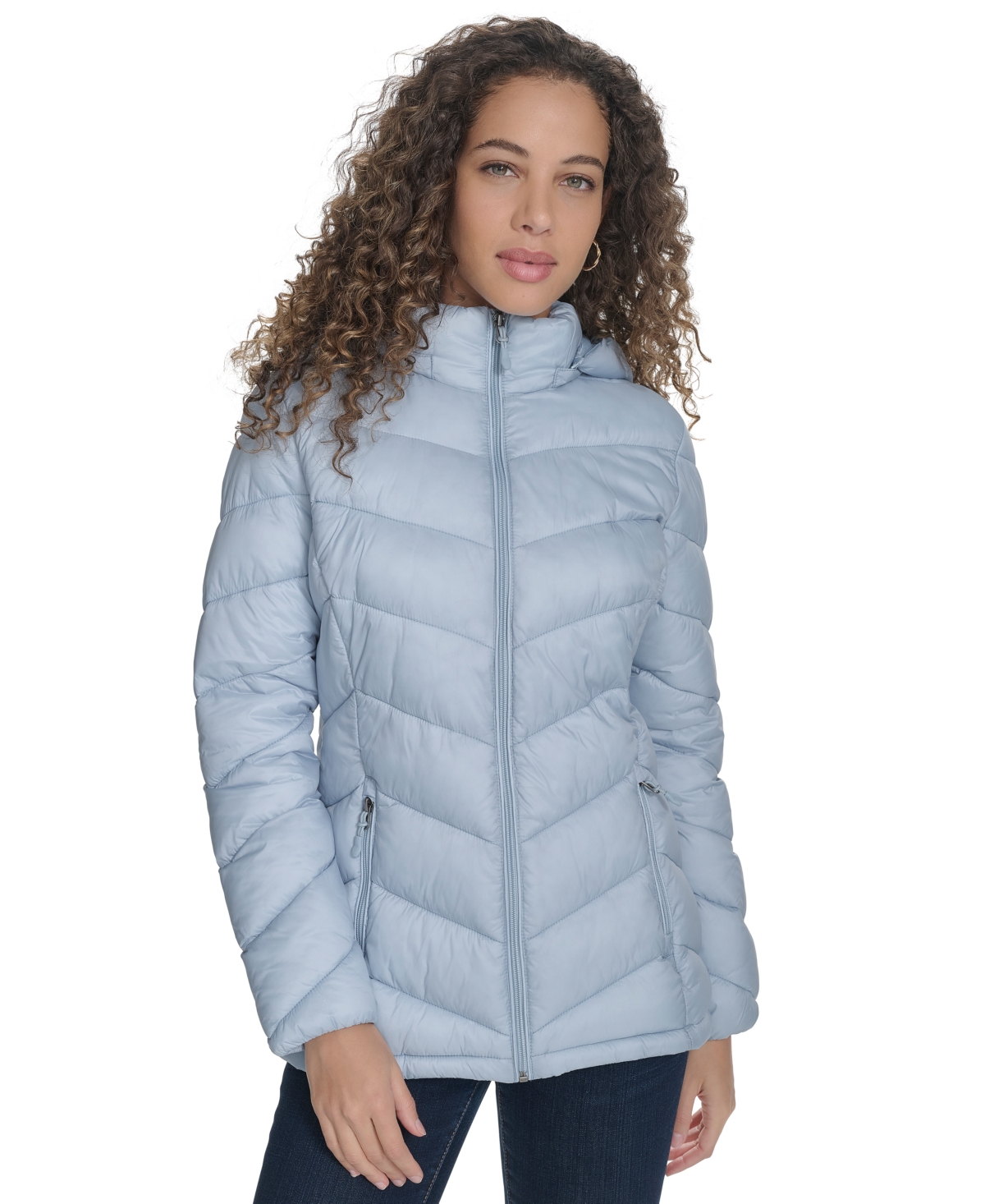 CHARTER CLUB WOMEN'S PACKABLE HOODED PUFFER COAT, CREATED FOR MACY'S 