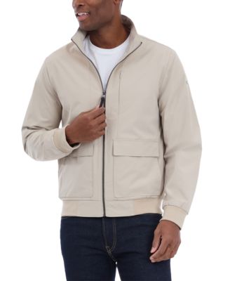 Men's Solid-Color Stand-Collar Hipster Jacket