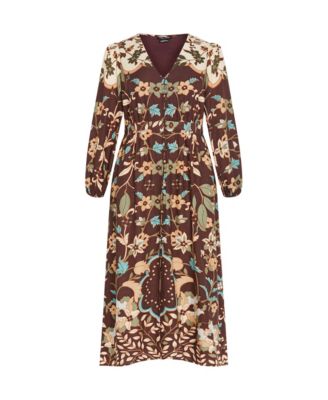 Women's Florence Placement Maxi Dress