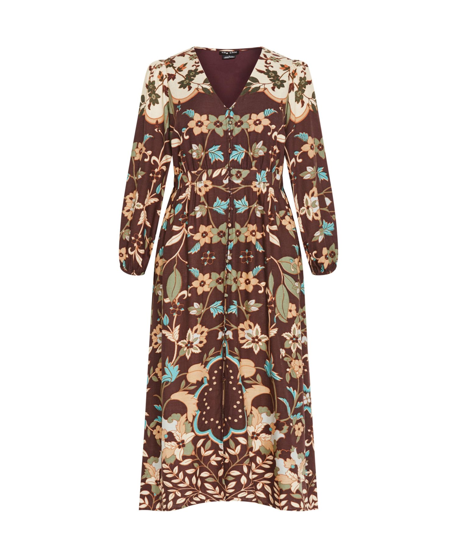 Women's Florence Placement Maxi Dress