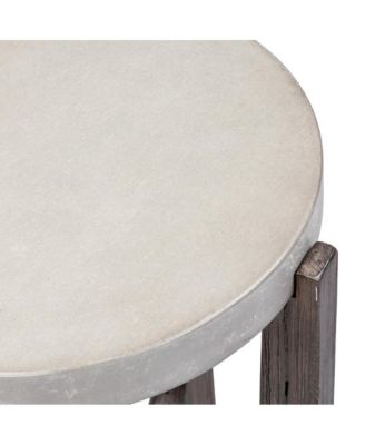 Cascade Chair Side Table in Wirebrush Rustic Brown