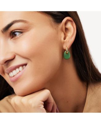 Gold Drop Earrings - Kayla