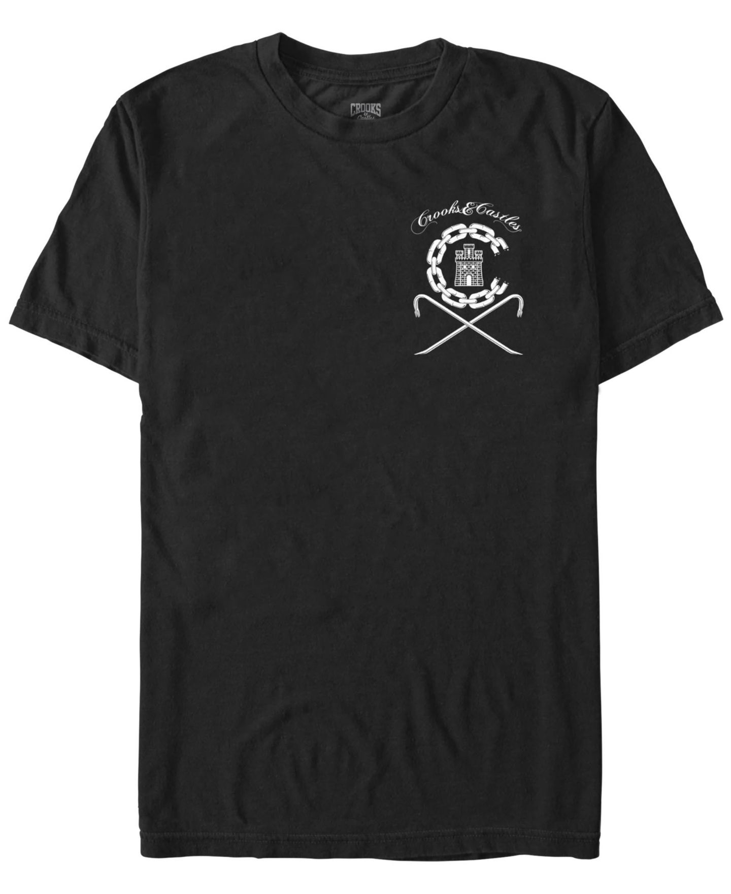 Мужская футболка Fifth Sun Coat of Arms Short Sleeve, цвет: Чёрный — фото 1