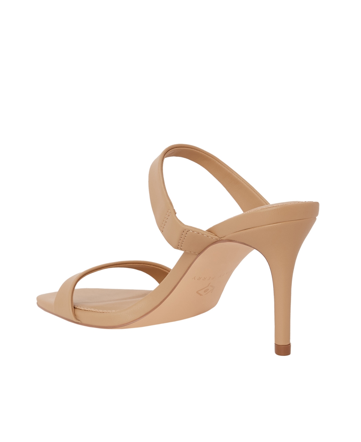 Shop Katy Perry Women's Analia Two Band Slip-on Stiletto Sandals In Caramel