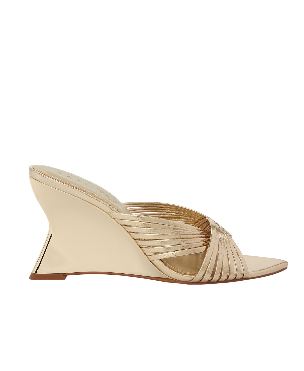 Shop Katy Perry Women's Trendygurl Intertwined Slip-on Sandals In Champagne