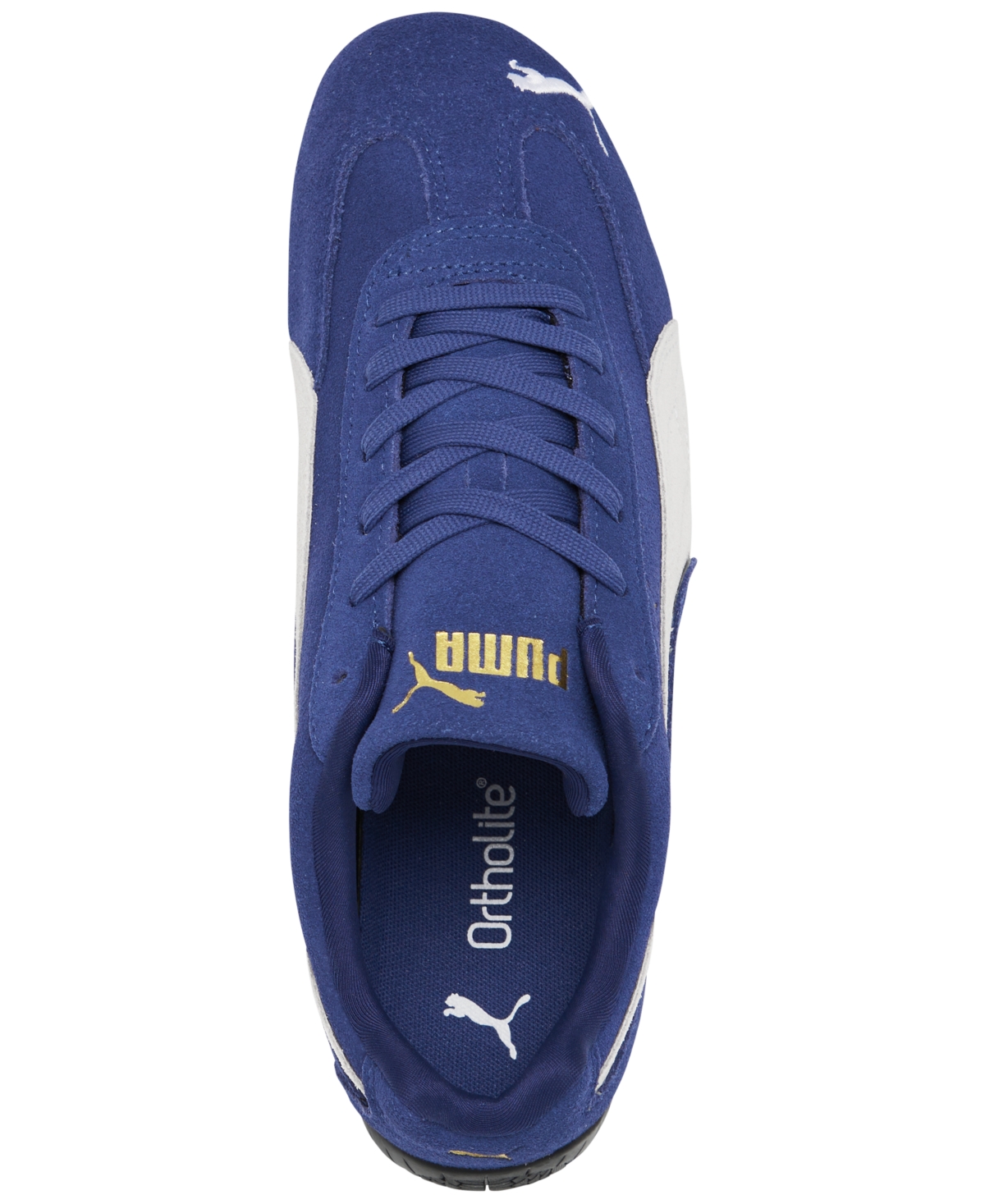Shop Puma Big Kids Speedcat Og Casual Sneakers From Finish Line In Navy,white