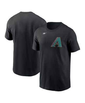 Nike - Men's Black Arizona Diamondbacks Cooperstown Wordmark T-Shirt