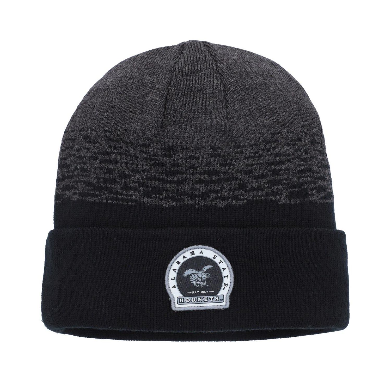 Men's Heather Black Alabama State Hornets Frostbite Cuffed Knit Hat