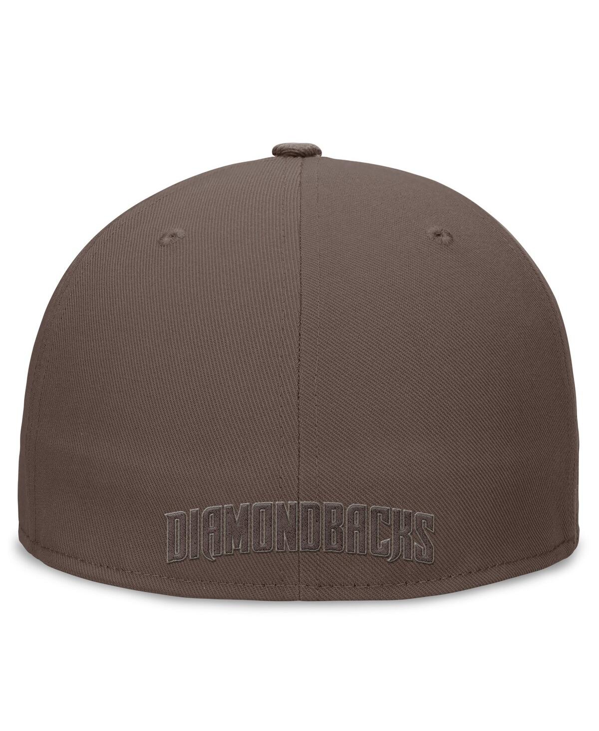 Nike Men's Brown Arizona Diamondbacks Statement Ironstone Performance True Fitted Hat In Brown