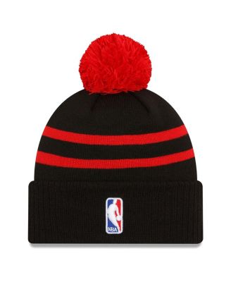 Men's Black Chicago Bulls 2023/24 City Edition Cuffed Pom Knit Hat