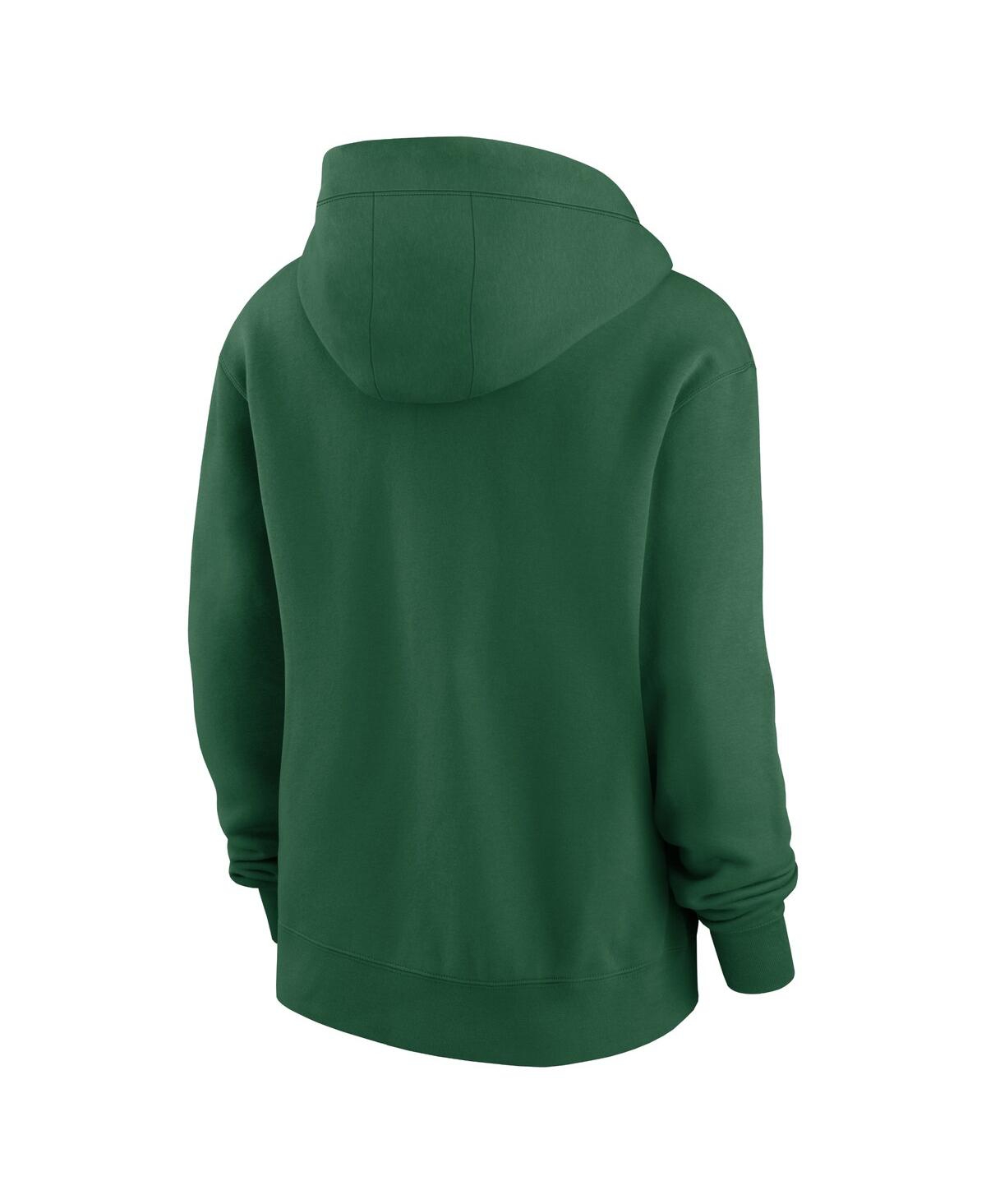 Nike Women's Green New York Jets Phoenix Hoodie Full-zip Sweatshirt In Green