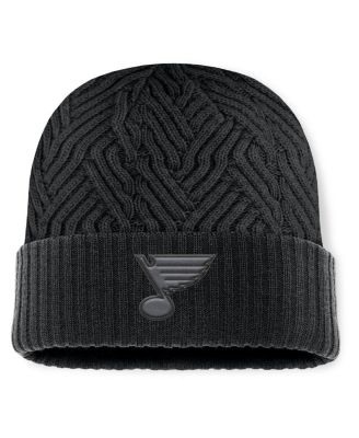Fanatics - Men's Black St. Louis Blues Authentic Pro Road Cuffed Knit Hat