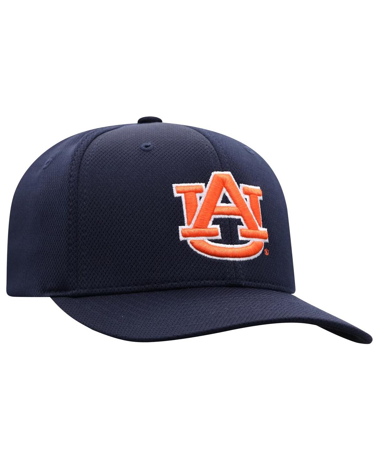 Top Of The World Men's Navy Auburn Tigers Reflex 2.0 Flex Fit Hat In Navy