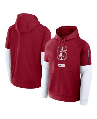 Nike - Men's Cardinal Stanford Cardinal Fitness Performance Pullover Hoodie