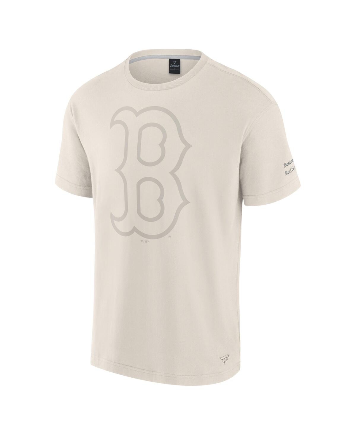 Fanatics Men's Cream Boston Red Sox Elements Iconic T-shirt In Cream