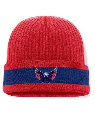 Fanatics - Men's Red Washington Capitals Blueliner Cuffed Knit Hat