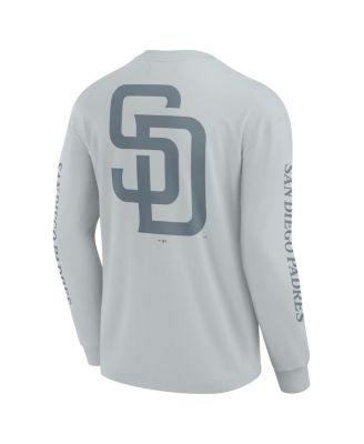 Men's Gray San Diego Padres Elements Strive Long Sleeve T-Shirt