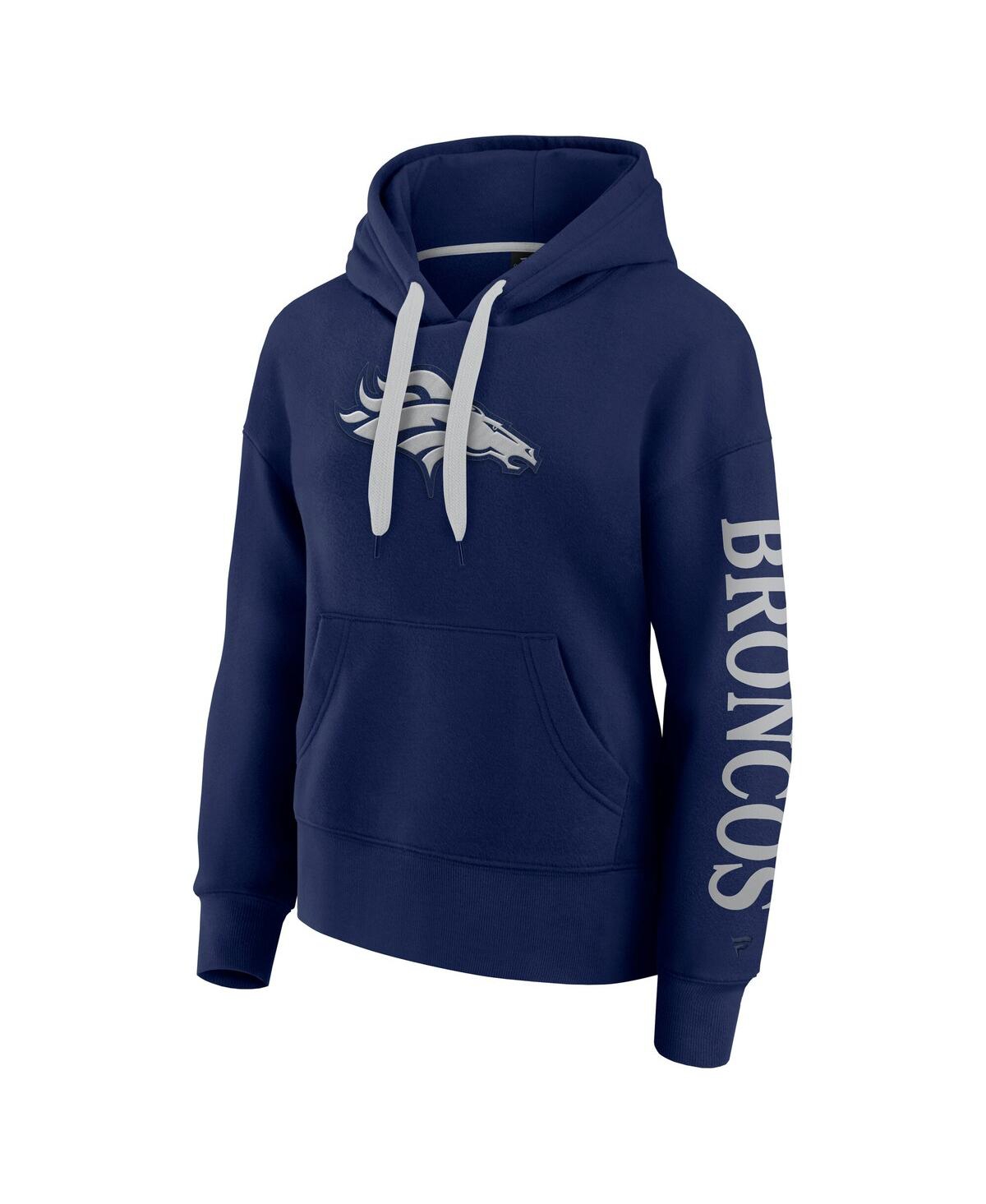 Fanatics Women's Navy Denver Broncos Elements Next Pullover Hoodie In Navy
