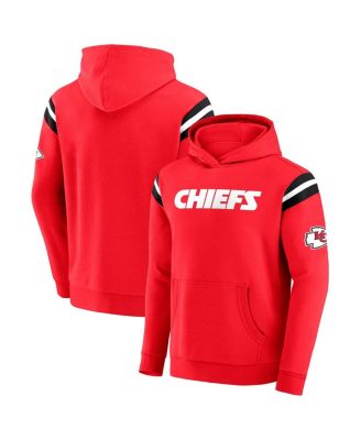 Fanatics - Men's Red Kansas City Chiefs Football Washed Pullover Hoodie