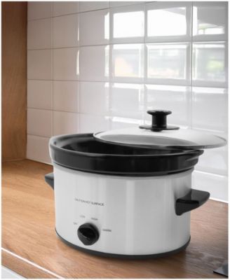 2 Quart Oval Stainless Steel Slow Cooker