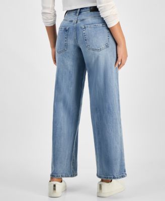 Petite Claremont Modern High-Rise Wide-Leg Jeans