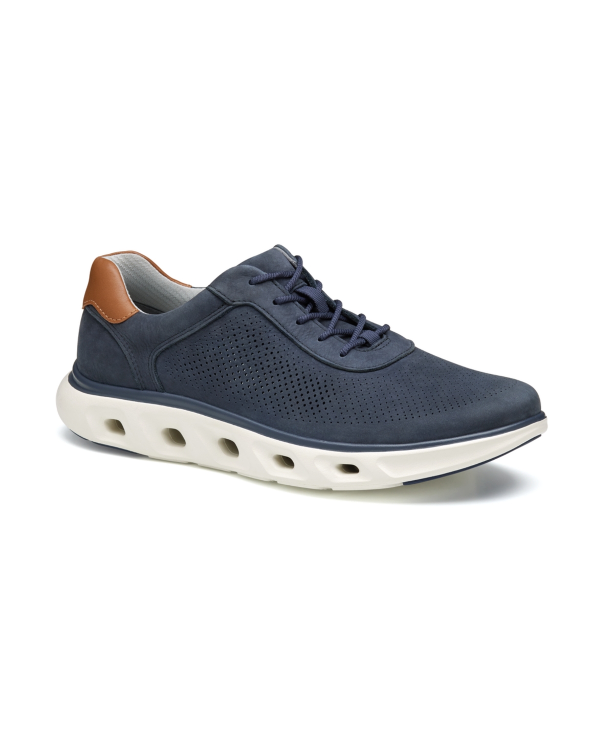 Johnston & Murphy Men's Reactivate U-throat Sneaker In Navy Nubuck