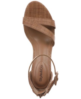 Pammyy Open-Toe Buckles Dress Sandals, Exclusively at Macy's
