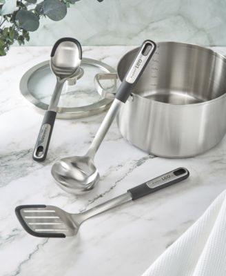 Leo Graphite 3-Pc. Stainless Steel Utensil Set