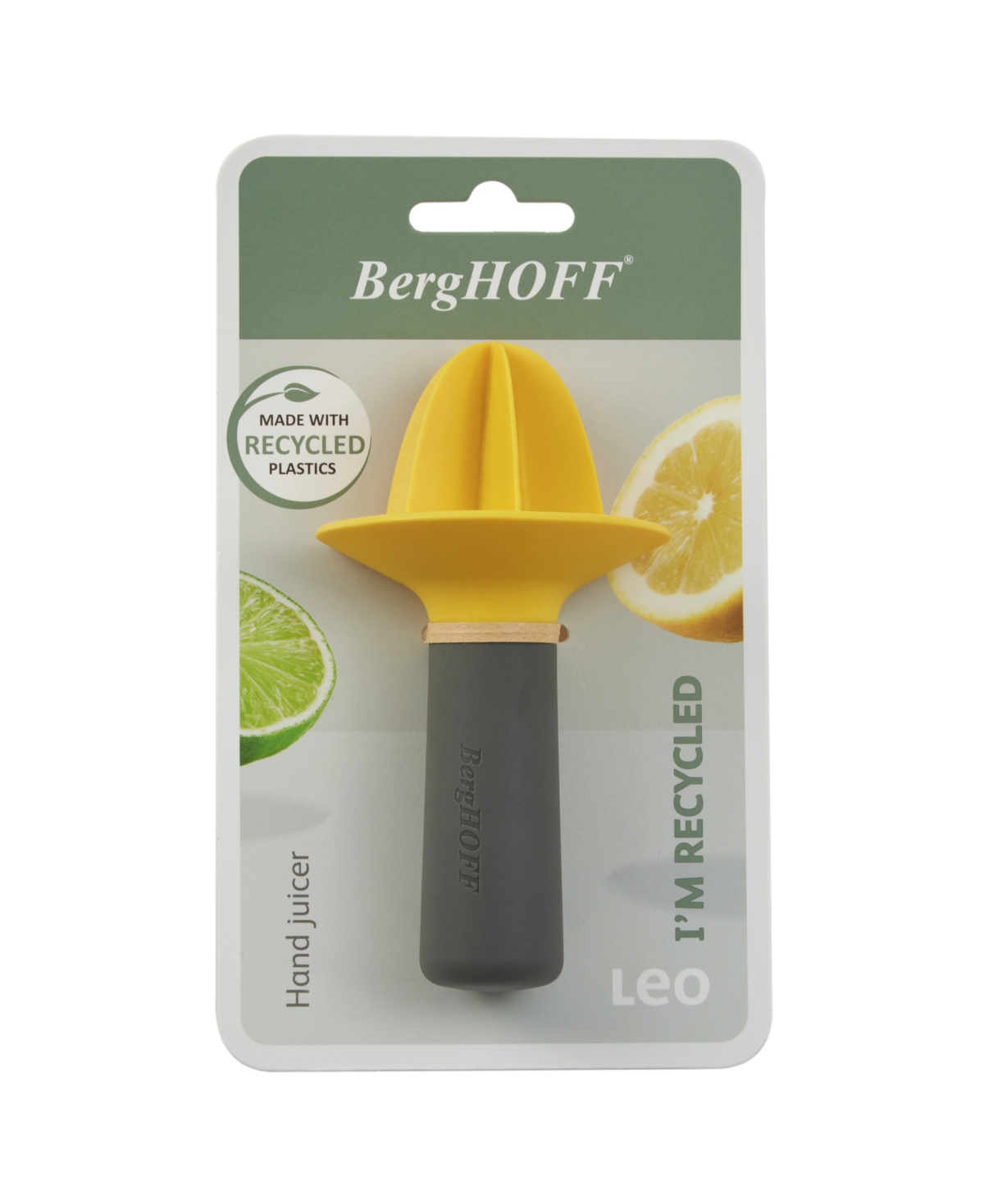 Berghoff Leo Balance 5.25" Hand Juicer In Yellow