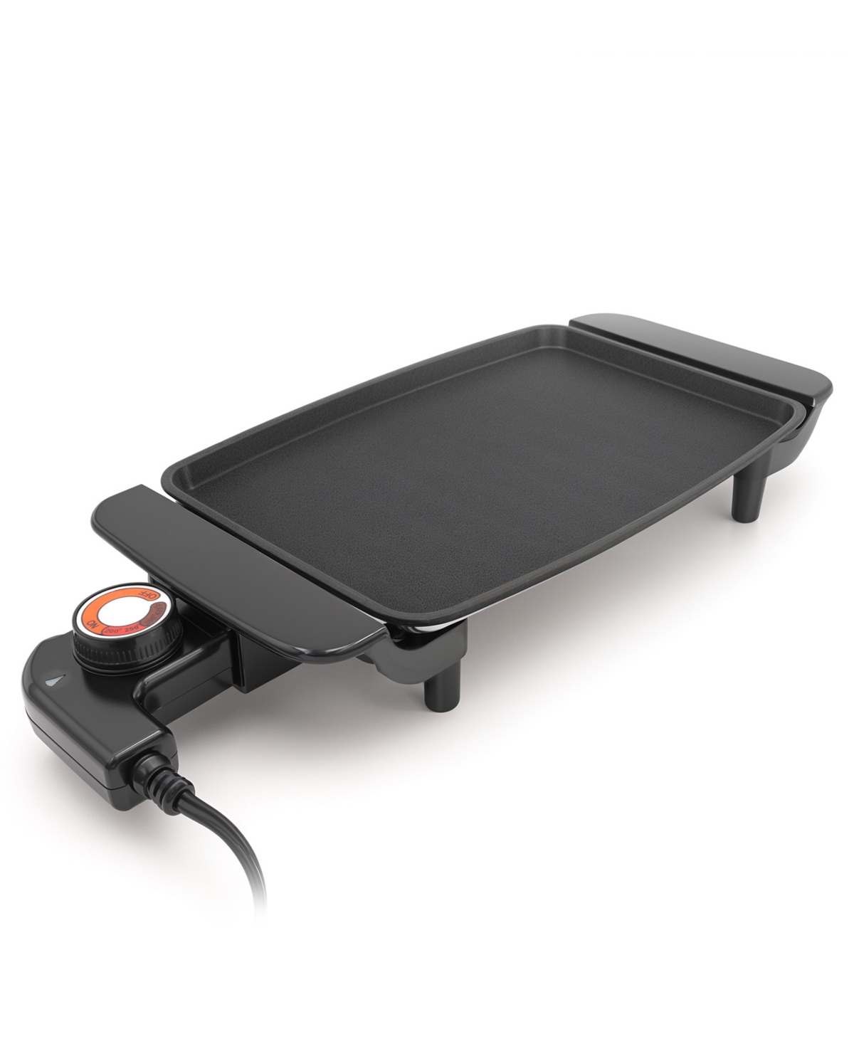 Elite Cuisine 10" Mini Non-stick Griddle Egr1528 In Black