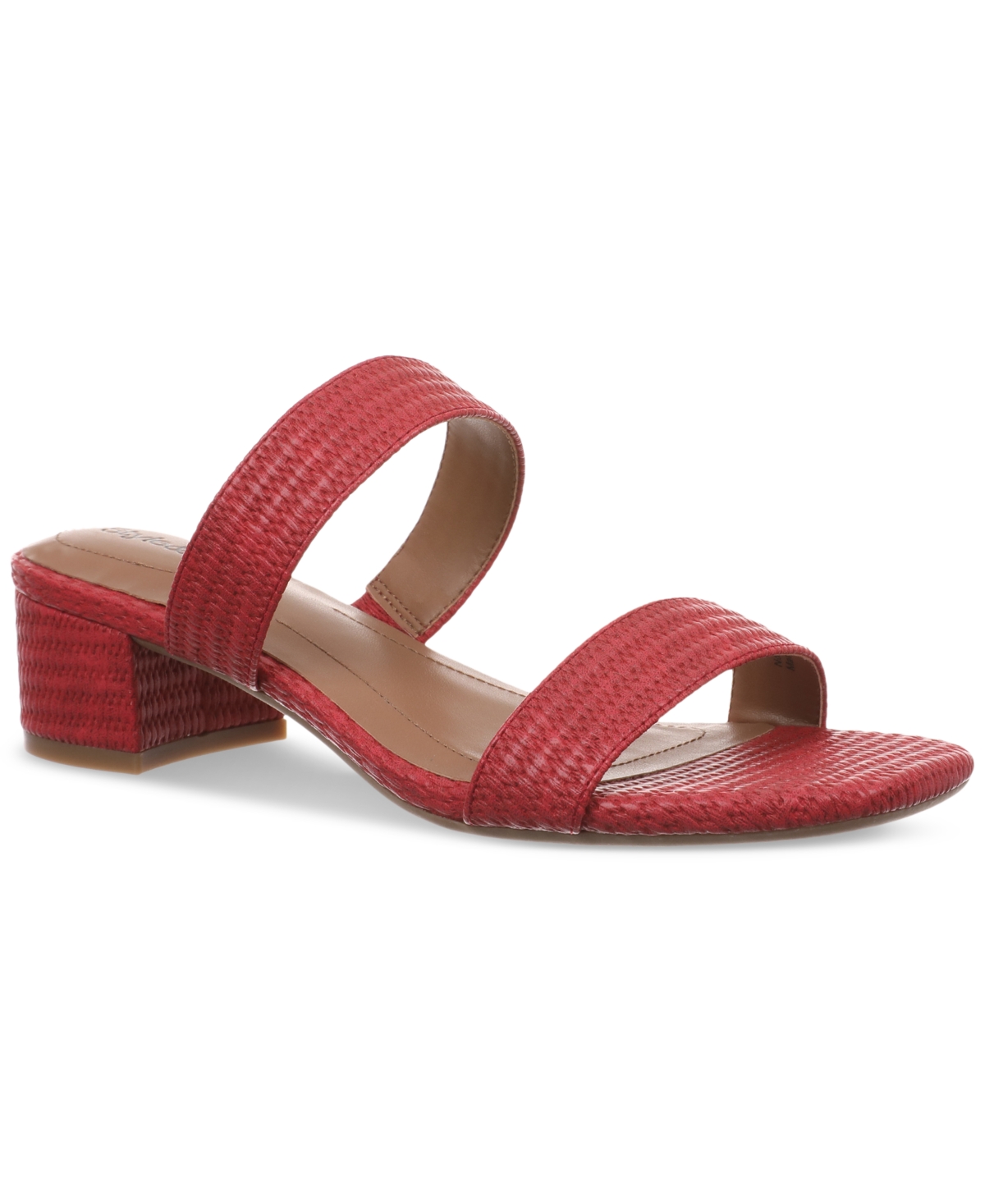 Style & Co Women's Victoriaa Double Band Block Heel Dress Sandals, Created For Macy's