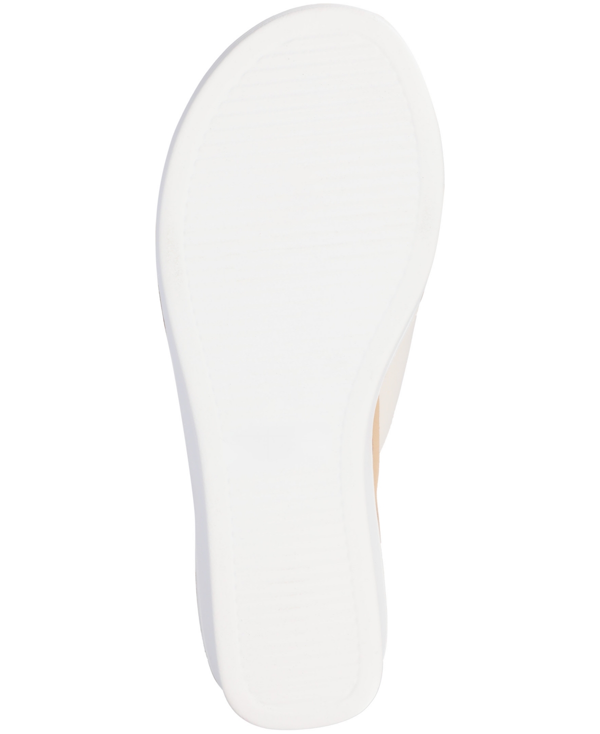 Shop Journee Collection Women's Biara Crisscross Platform Wedge Sandals In White