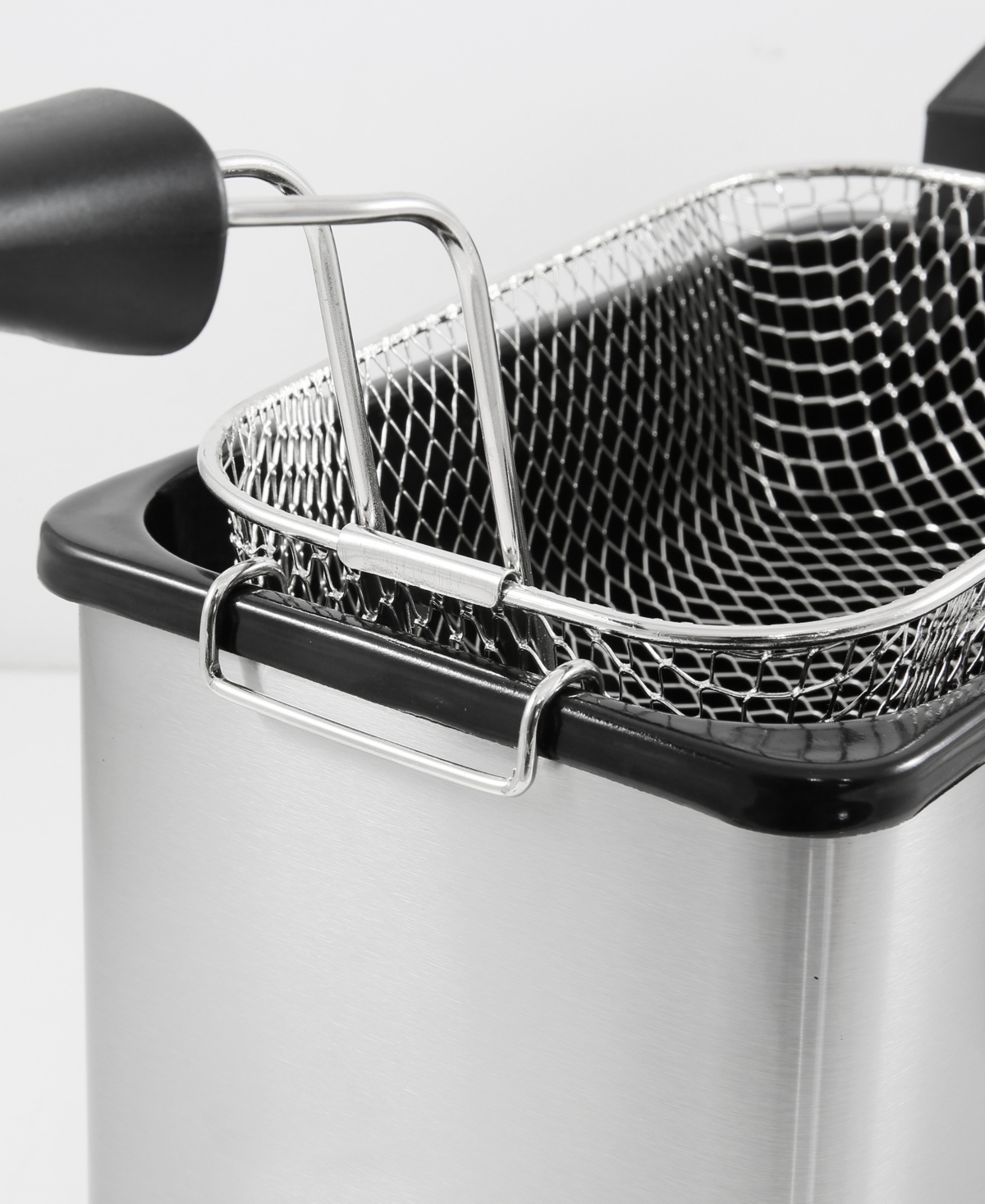 Elite Cuisine 2-quart Immersion Deep Fryer Edf0150 In Stainless Steel