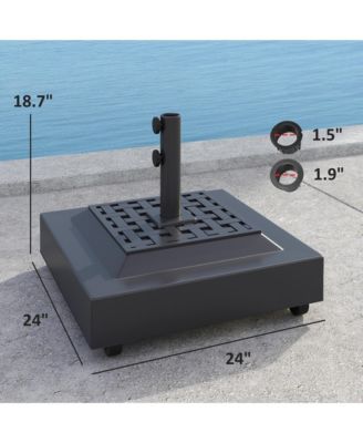 Fillable Patio Umbrella Base Outdoor Umbrella Sd with Wheels