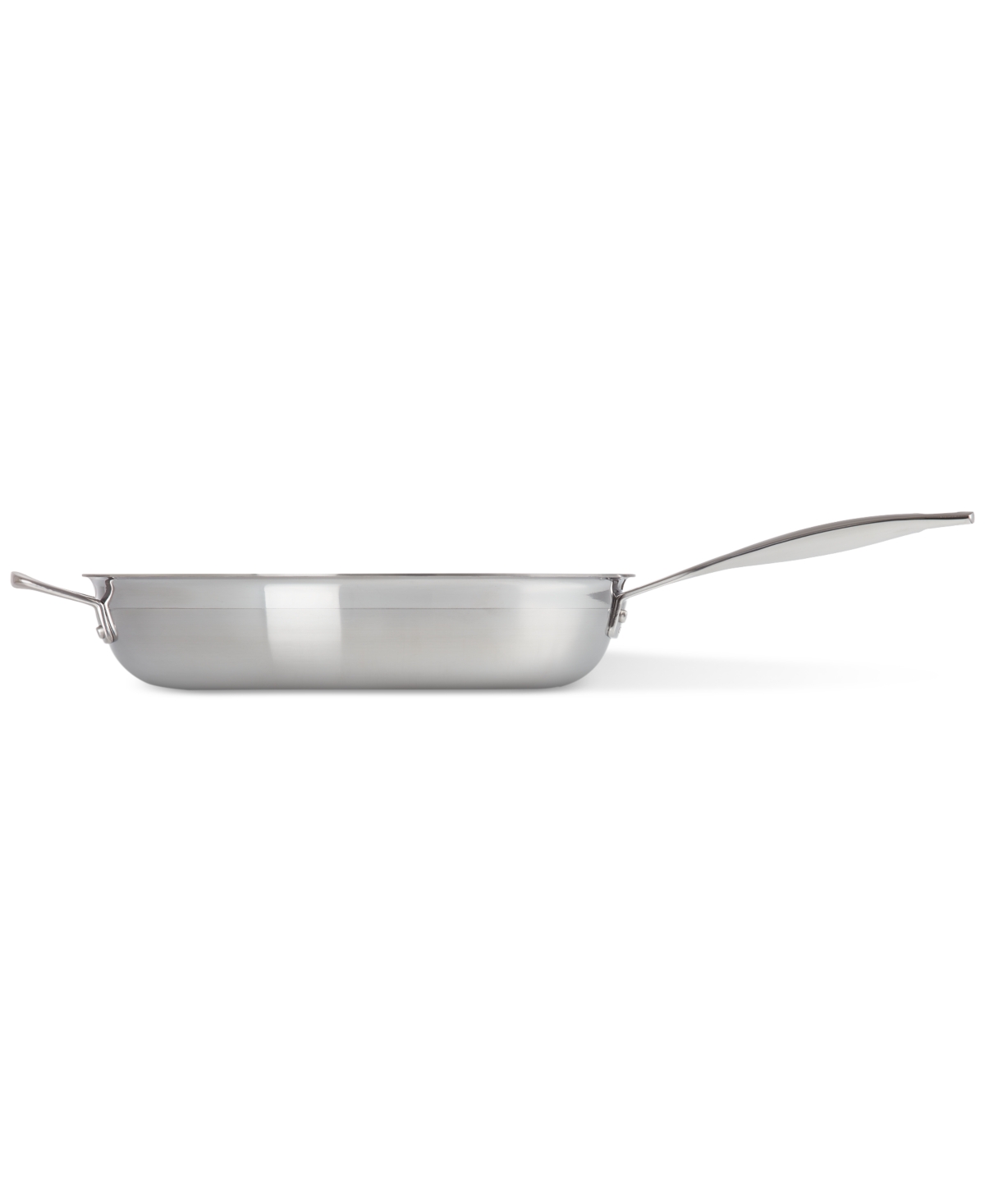 Le Creuset Classic Stainless Steel Round Nonstick Frypan, 12" In Stainless Steel