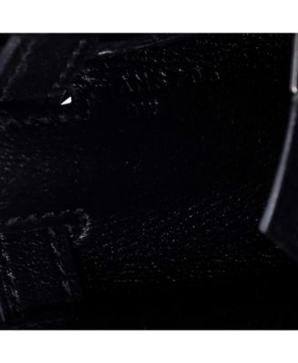 Pre-Owned Hermes Kelly 25 Handbag Black Swift with Palladium Hardware