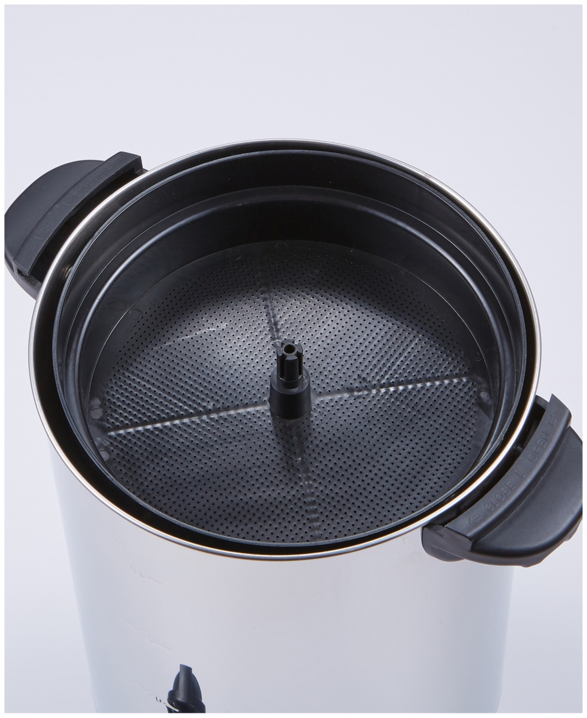 Elite Cuisine 40-cup Pro Stainless Steel Office Coffee Urn In Stainless Steel