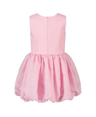 Toddler and Little Girls Sleeveless Bubble Hem Dress