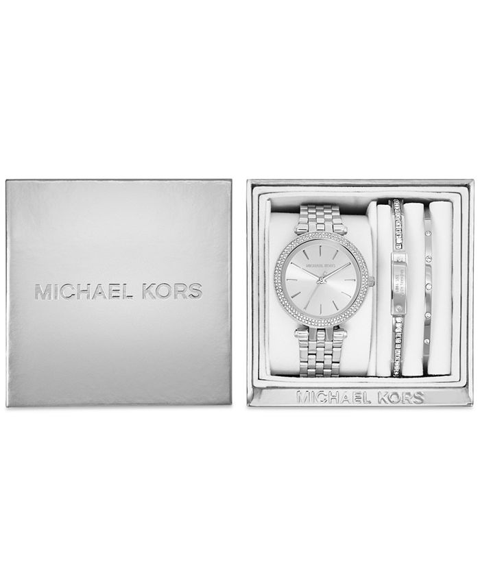 Michael kors darci watch & bracelet gift set top