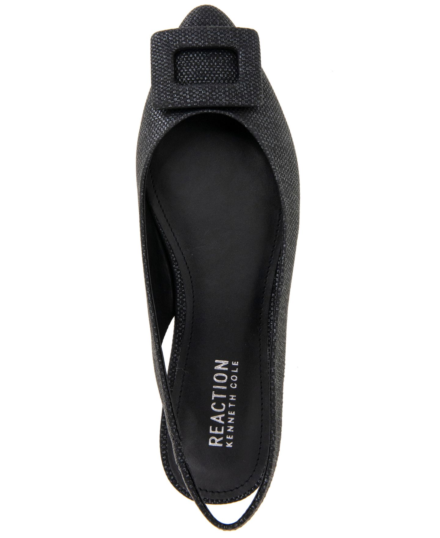 Женские балетки Kenneth Cole Reaction 's Linton Buckle Wedge Flats, цвет: Чёрный — фото 4
