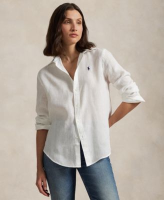 Women's Classic-Fit Linen Shirt
