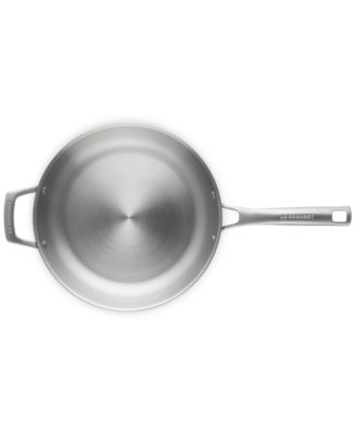 Essential Stainless Steel Shallow Round Frying Pan, 11"