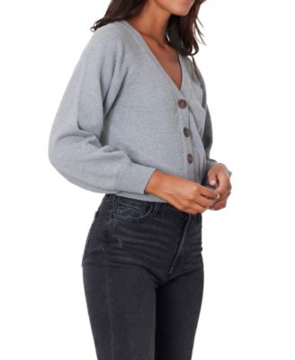 Women s Cotton Greta Cardigan in Forest Green