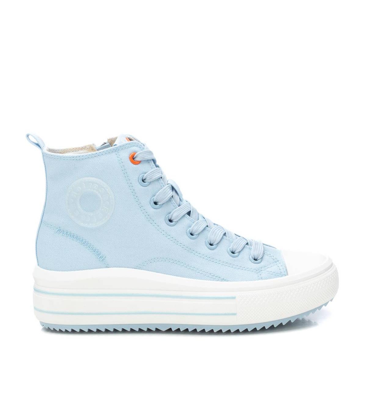 Refresh Collection Women's Casual Canvas High Top Sneakers By Xti - Black
