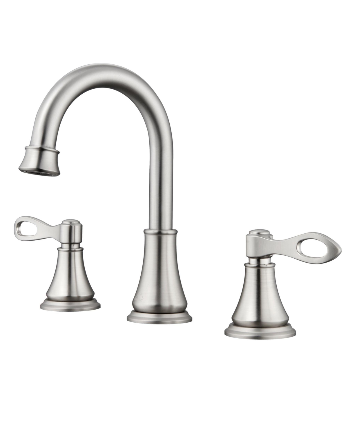 2-Handle Bathroom Sink Faucet with Drain Assembly and Supply Hose Lavatory Faucet Mixer Double Handle Tap Deck Mounted, Brushed Gold - Oil rubbed bron