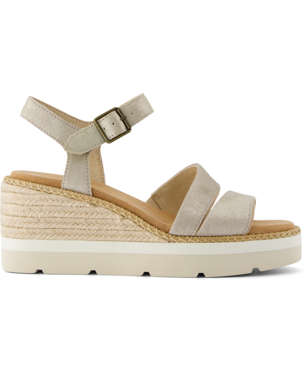 TOMS WOMEN'S DARYA OPEN TOE WEDGE SANDALS 