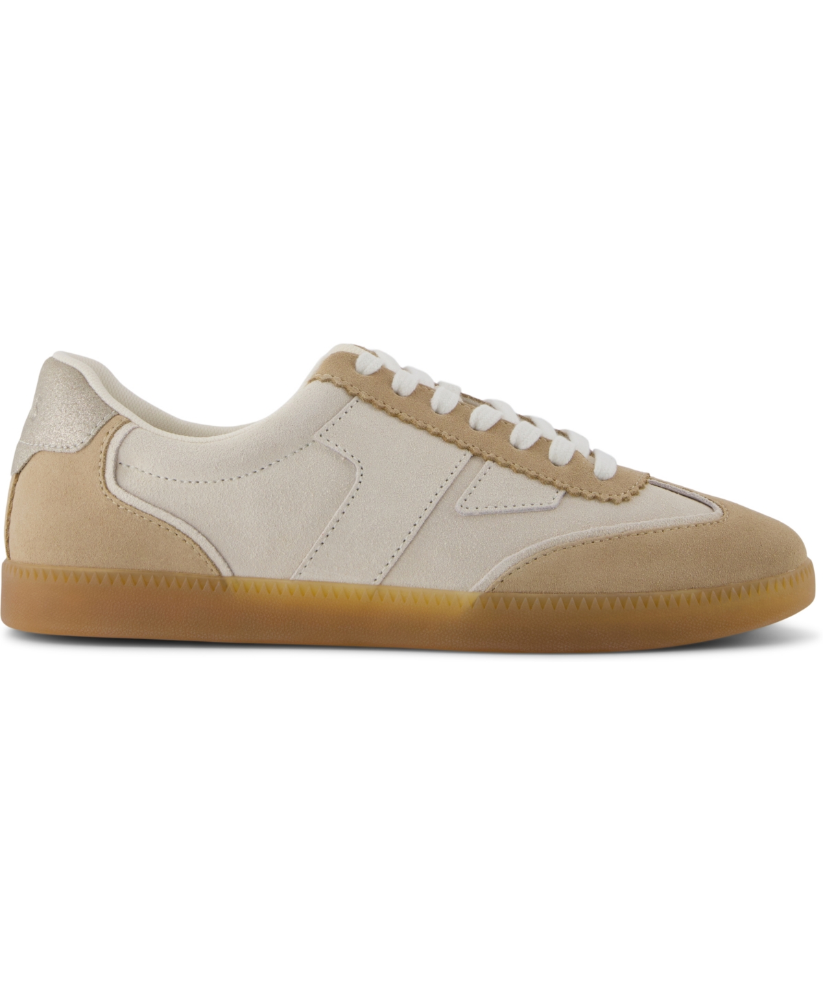 Shop Toms Women's Collins Lace-up Sneakers In Oatmeal Multi Suede,leather
