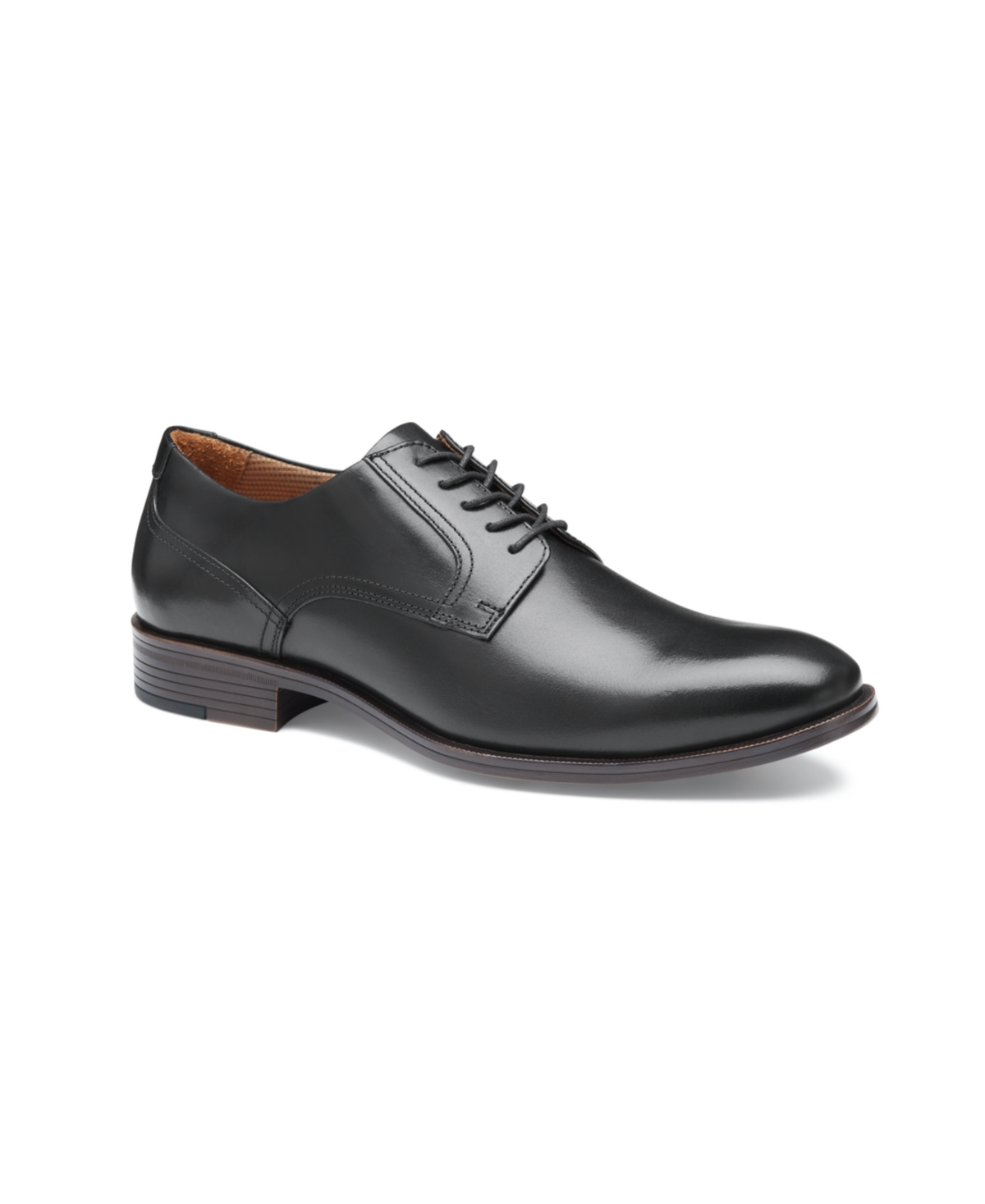 Men's Reeve Plain Toe Dress Shoe - Black full grain