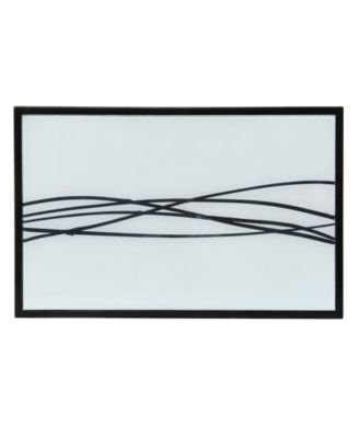 11" Iron Austin Allen James Petite Frame Contemporary Side Table