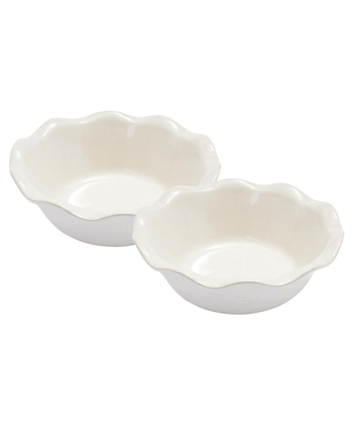 Emile Henry Set Of 2 Mini Pie Dishes In Sugar